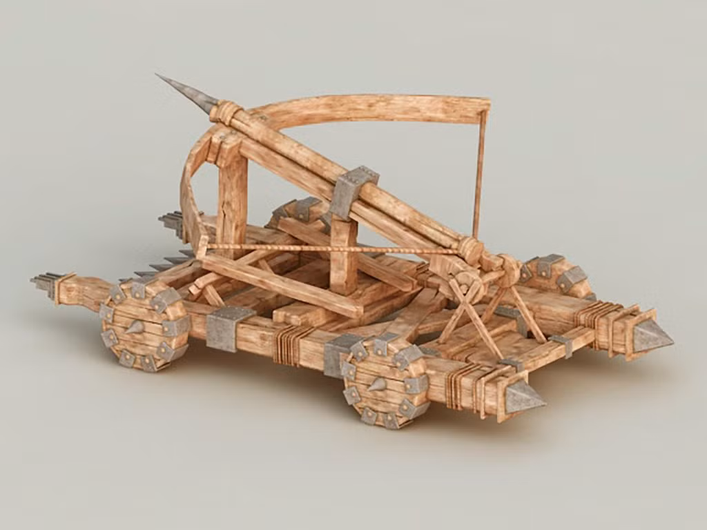 Những chiếc nỏ khổng lồ này thực sự hữu hiệu khi được dùng để bắn vào những đội quân tập trung với mật độ lớn.