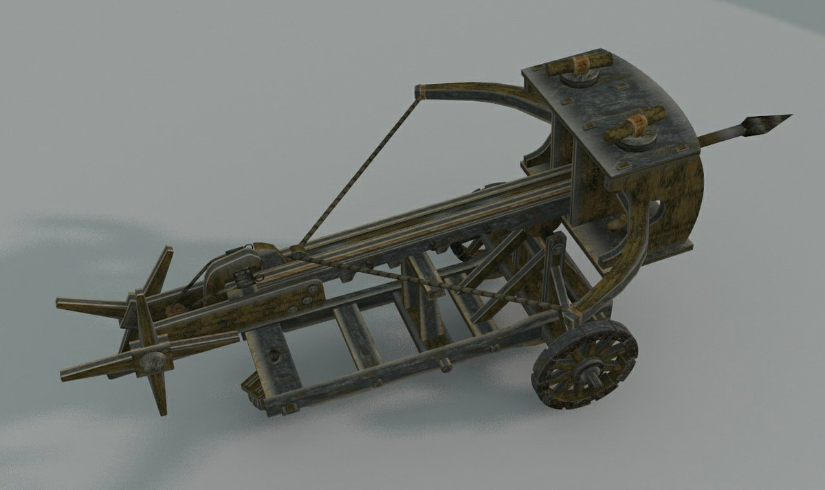 Theo các ghi chép, những mũi tên phóng ra từ ballista có thể bay xa hàng trăm mét, xuyên thủng cả người và ngựa.