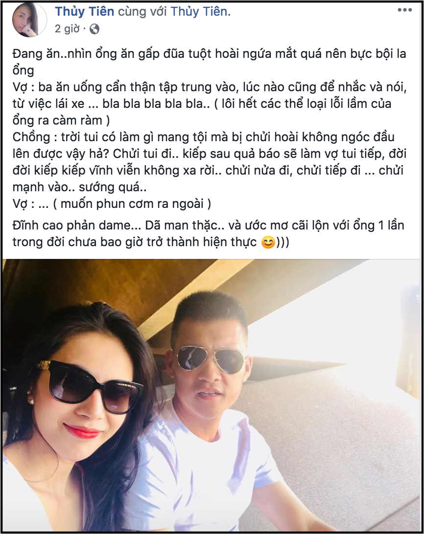 Sau 10 nam Thuy Tien bat ngo tiet lo goc khuat hon nhan voi Cong Vinh