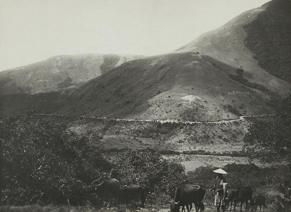 Một cung đường trên Đèo Ngang thập niên 1920.