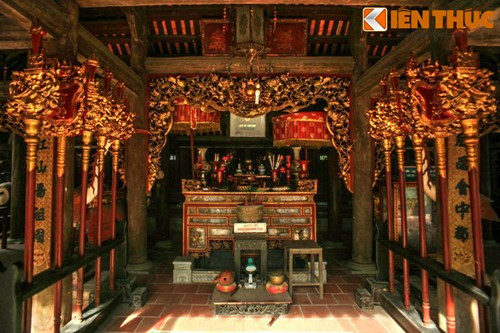 Thượng điện là nơi đặt bàn thờ Thục Phán An Dương Vương.