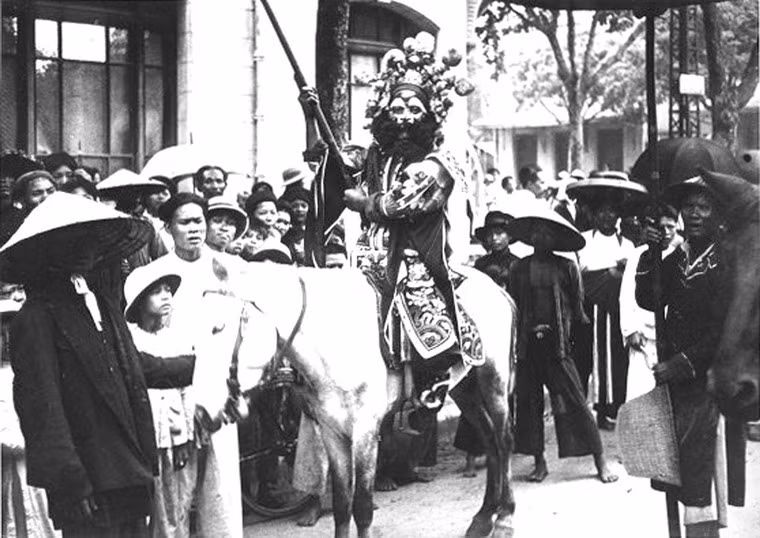 Vũ công trên lưng ngựa.