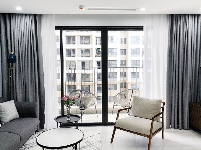 Kham pha can ho 91m2 phong cach Bac Au, don gian van day me hoac-Hinh-3