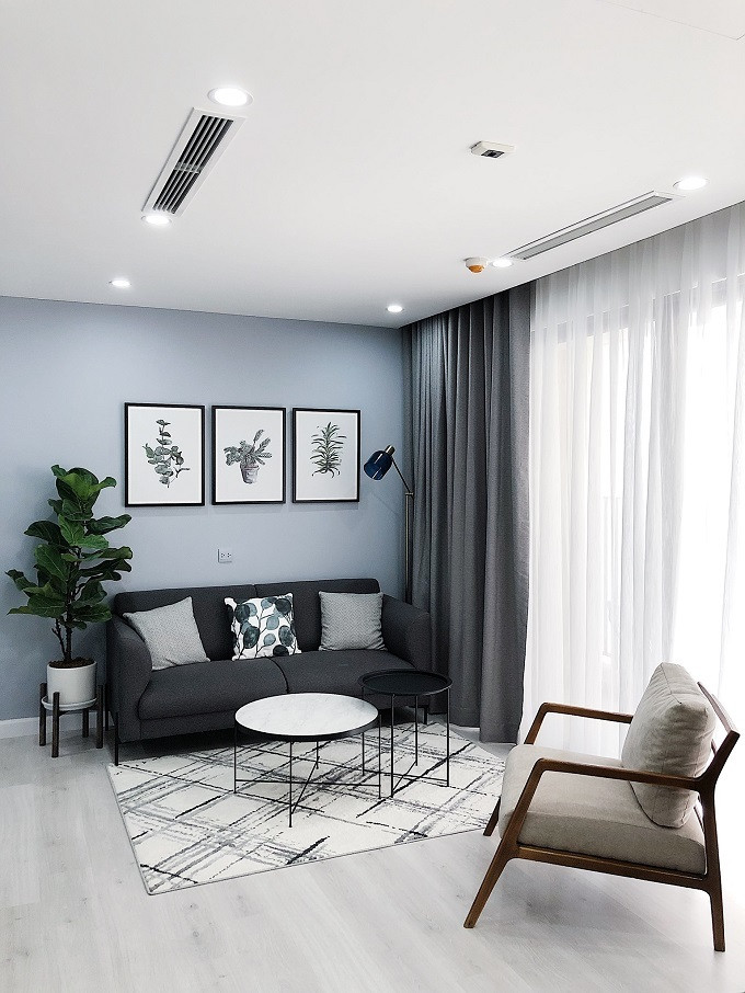 Kham pha can ho 91m2 phong cach Bac Au, don gian van day me hoac-Hinh-4