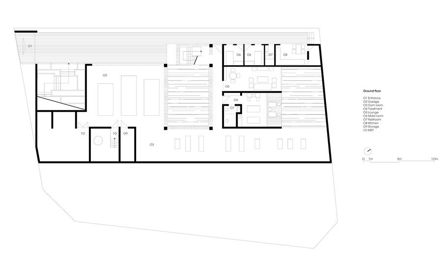 Biet thu hien dai du thua khong gian xanh o 