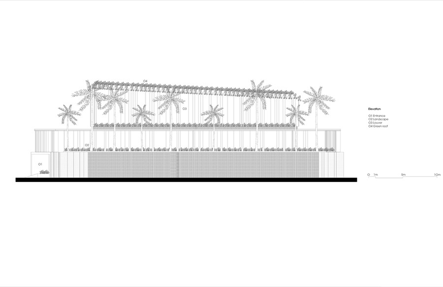 Biet thu hien dai du thua khong gian xanh o 