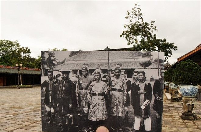 Lính gác nơi kinh đô triều Nguyễn những năm 1910.