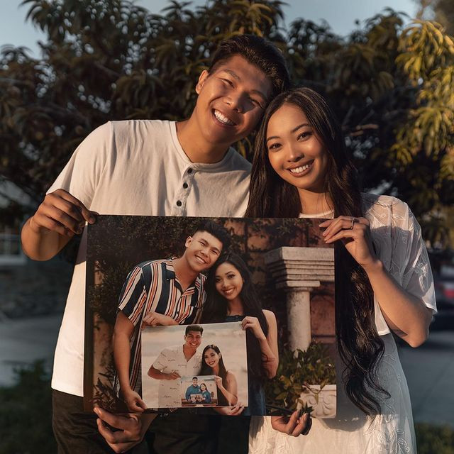 Vo chong chup anh theo phong cach 