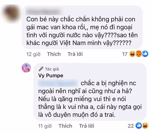 Vo Mac Van Khoa dan mat netizen khi nghi ngo huyet thong con gai