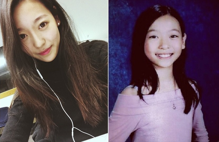 Nhan sắc thuở còn đi học của Vương Họa Họa. Cô gây ấn tượng với nét đẹp ngọt ngào, thanh thoát.