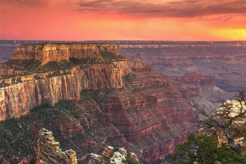 Vườn Quốc gia Grand Canyon của Mỹ, một trong 7 kỳ quan thiên nhiên thế giới.