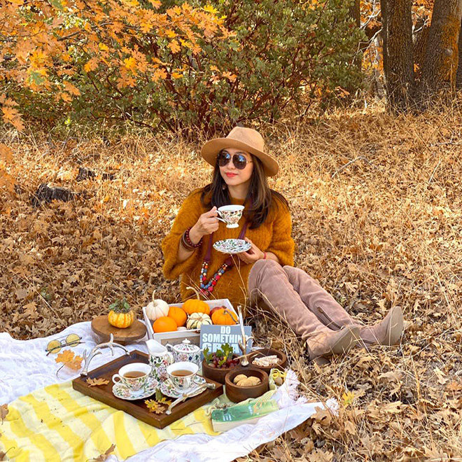 hời gian rảnh, bà mẹ trẻ cũng tự thưởng cho bản thân bằng những chuyến du lịch. 