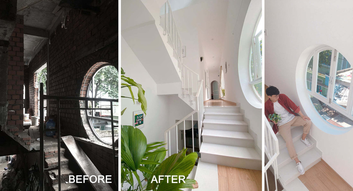 Màn lột xác không tưởng của ngôi nhà trong hẻm siêu nhỏ. Tổng chi phí hoàn thiện, bao gồm xây dựng và nội thất khoảng 1,2 tỷ đồng.