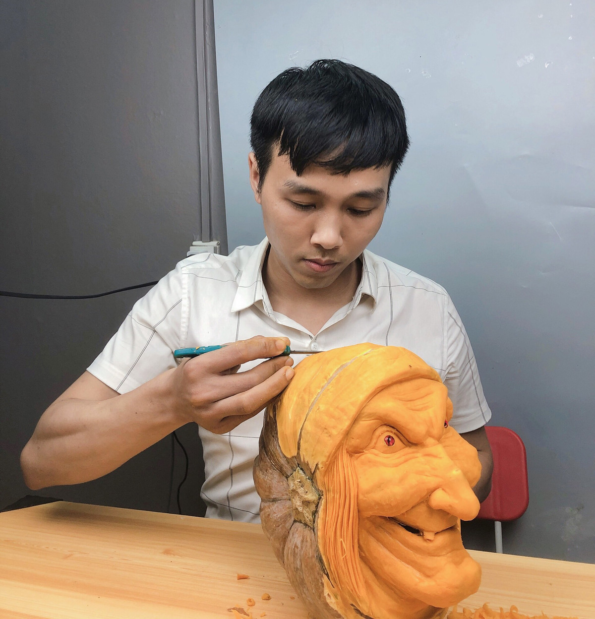 Got cai dau lau dang so, anh thanh nien kiem tien trieu moi ngay