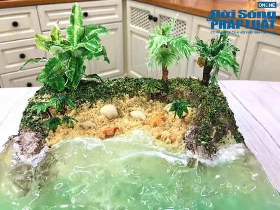 Co nang lam chiec banh bien xanh khien CDM mat chu O mom chu A