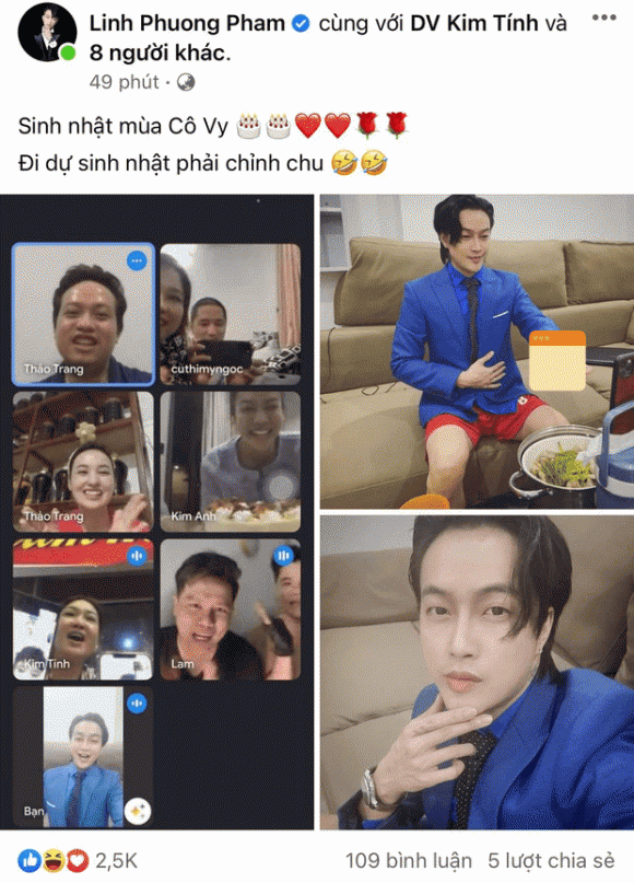 Chiec quan dui cua TiTi trong sinh nhat Nhat Kim Anh khien dan tinh 