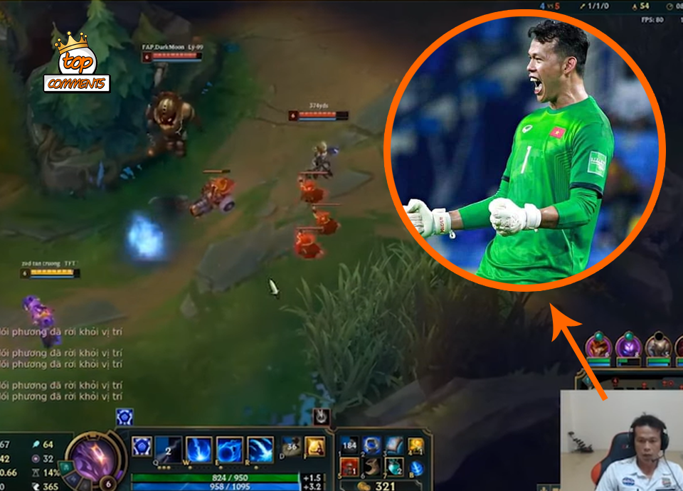 Ngoài đam mê bóng đá, Tấn Trường còn dành sở thích cho game online, đặc biệt là Liên Minh Huyền Thoại. Anh có kênh riêng dùng để livestream các trận đấu của mình. Thủ thành gốc Đồng Tháp thậm chí còn đầu tư mở tiệm game ở quê nhà. Anh khẳng định sẽ cố gắng duy trì việc stream game trên mạng xã hội bởi đây là niềm đam mê lớn nhất. Đó là lý do fan gọi cầu thủ này với biệt danh “streamer Tấn Trường”. Ảnh: Top Comments.