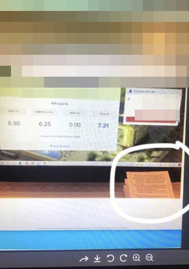 Thi online quen mot thu tren ban, nam sinh nhan 0 diem tu giam thi-Hinh-2