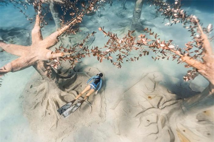 Bảo tàng nằm trong khu bảo tồn cách bãi biển Pernera khoảng 200 m và ở vùng nước sâu từ 8 đến 10 m, vì vậy những người thích lặn biển và thợ lặn tự do đều có thể tiếp cận được.