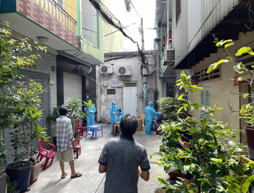 Nha mat tien mo cua co de gay benh Covid-19?