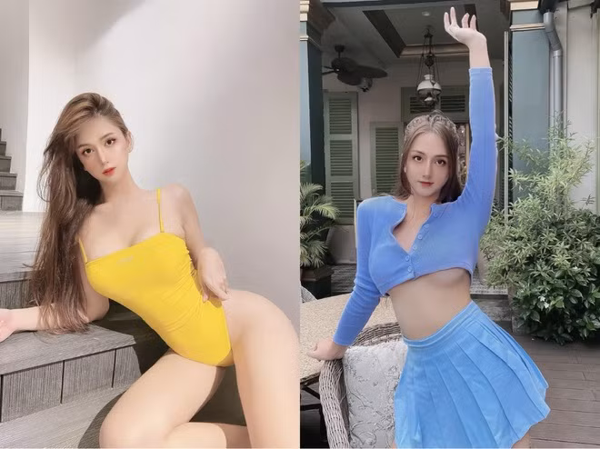 Lim tim truoc than hinh cua hot girl chuyen gioi Hoang Hoc