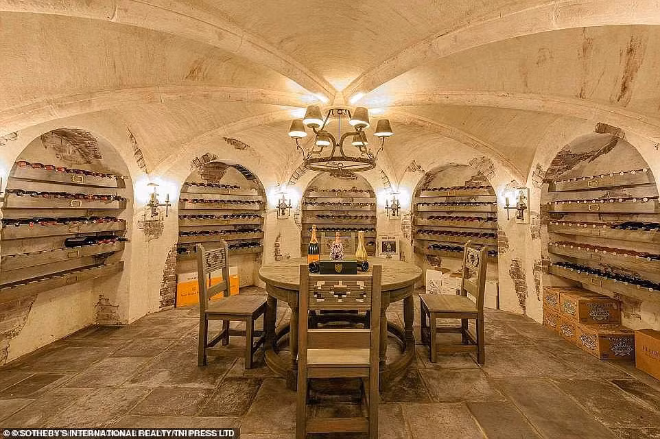 Hầm rượu độc đáo là một không gian thú vị để tiếp đón khách khứa, bạn bè.