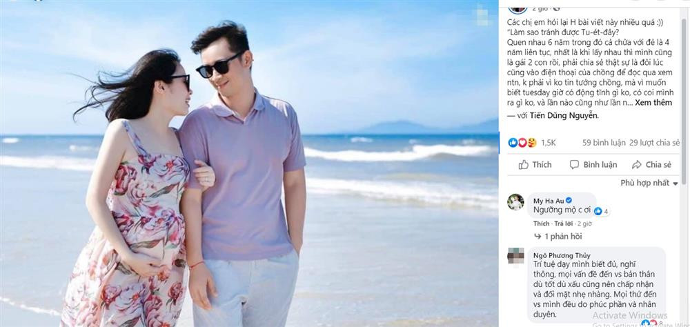 Hang Tui vach tran muu ke Tuesday voi chong