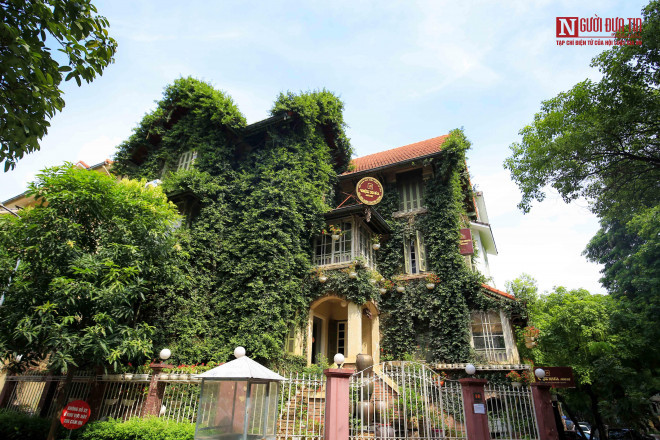 br/> Được biết, ngôi biệt thự đã có từ 20 năm nay. Gia chủ là một người yêu thiên nhiên, muốn tạo ra một không gian sống yên bình, đậm nét xưa giữa lòng thành phố nên từ nhiều năm trước đã cho người trồng các loại cây dây leo quanh nhà.