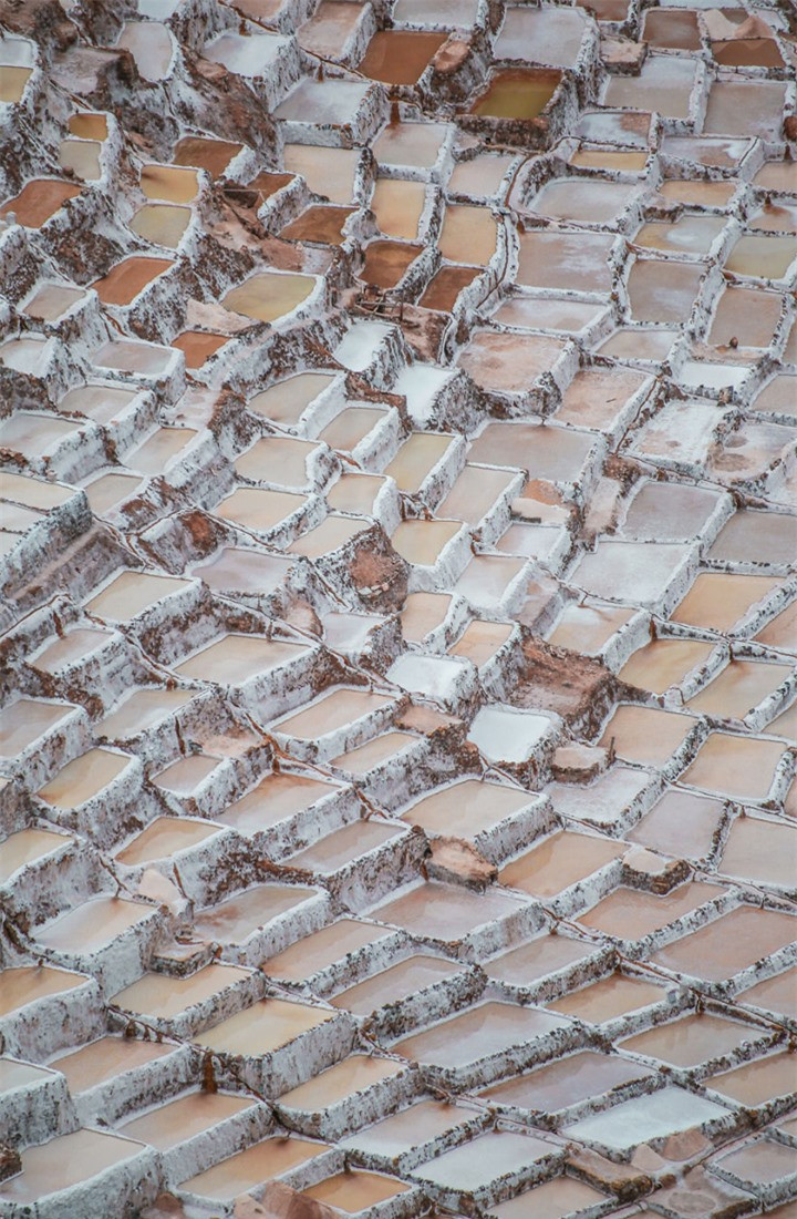 Cách làm những ô muối này cũng tương tự như ruộng bậc thang ở Việt Nam. (Ảnh: Bored Panda)