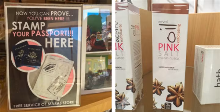 Muối ở Maras giờ có mặt tại những nhà hàng sang trọng hàng đầu ở Peru và được xuất khẩu sang Nhật Bản, Thụy Sỹ. Giá muối Maras trên trang mua sắm trực tuyến Amazon cao gấp 10 lần so với mua ngay tại địa phương. (Ảnh: SCMP)