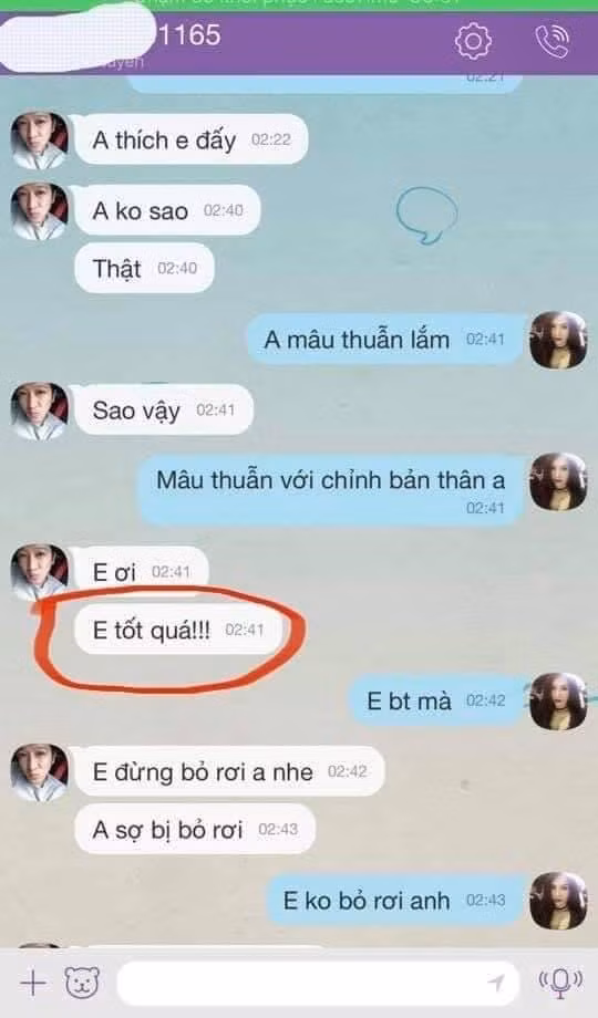 Que Van bat ngo dang tin nhan tinh cam voi Truong Giang