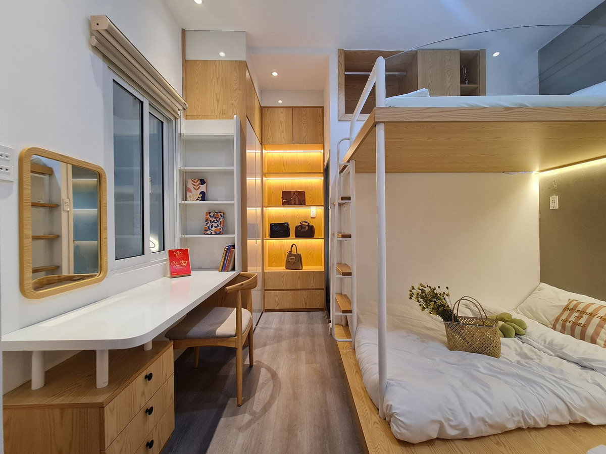 Ngôi nhà hơn 40m2 không một góc chết, tận dụng được cả diện tích bé xíu