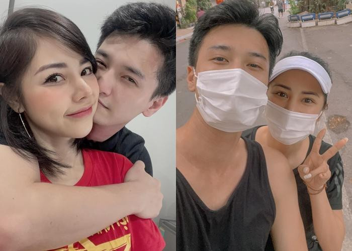 Huynh Anh lo bung phe tron vo, nguoi yeu co ve 