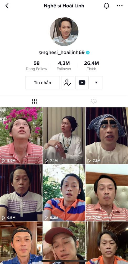 Hoai Linh chi follow nguoi tung 