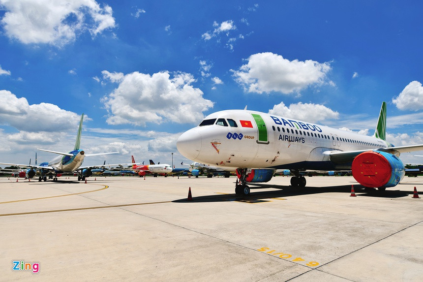 Xếp sau là Bamboo Airways với 1.071 chuyến bay, giảm 14,3% so với tháng trước và giảm 56,7% so với cùng kỳ.
