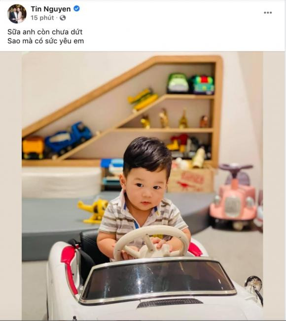 Ong xa Dang Thu Thao khoe anh con trai con tranh thu lam tho