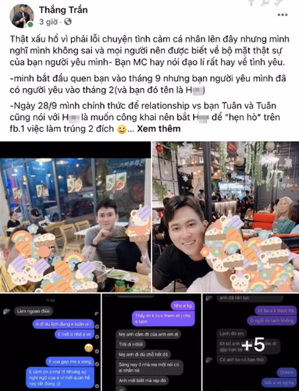 Dong thai gay chu y cua nam MC noi tieng gioi LGBT