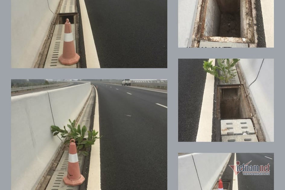 Hang chuc nap cong thoat nuoc tren cao toc Bac Giang - Lang Son bi trom-Hinh-3