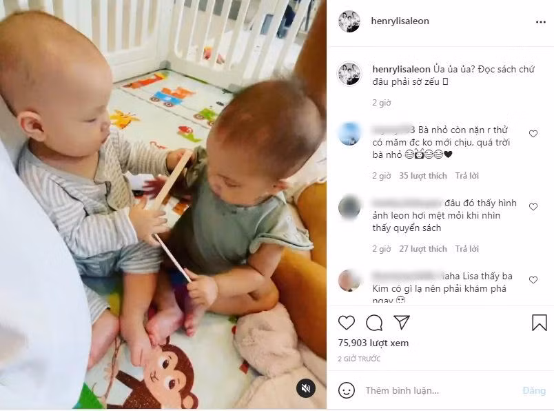 Cười ngất khoảnh khắc Lisa măm nhầm "vếu" ba Kim Lý - Hình 5 Cuoi ngat khoanh khac Lisa mam nham