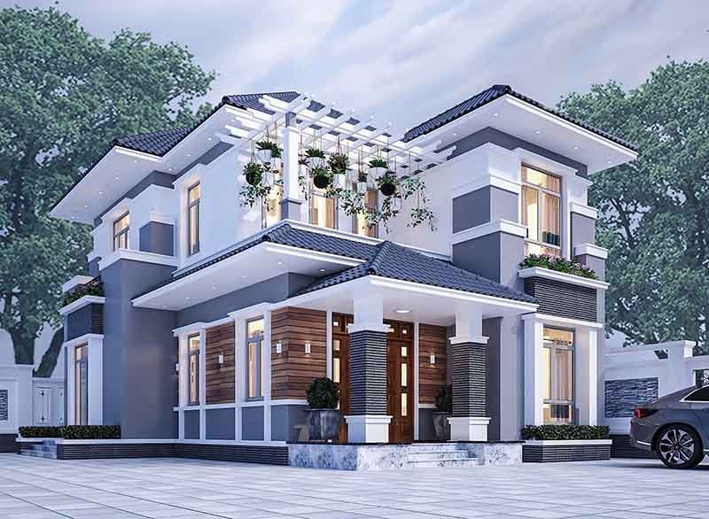 Mẫu nhà mái Nhật đẹp không tì vết được người Việt đặc biệt yêu thích - Hình 2 Mau nha mai Nhat dep khong ti vet duoc nguoi Viet dac biet yeu thich-Hinh-2