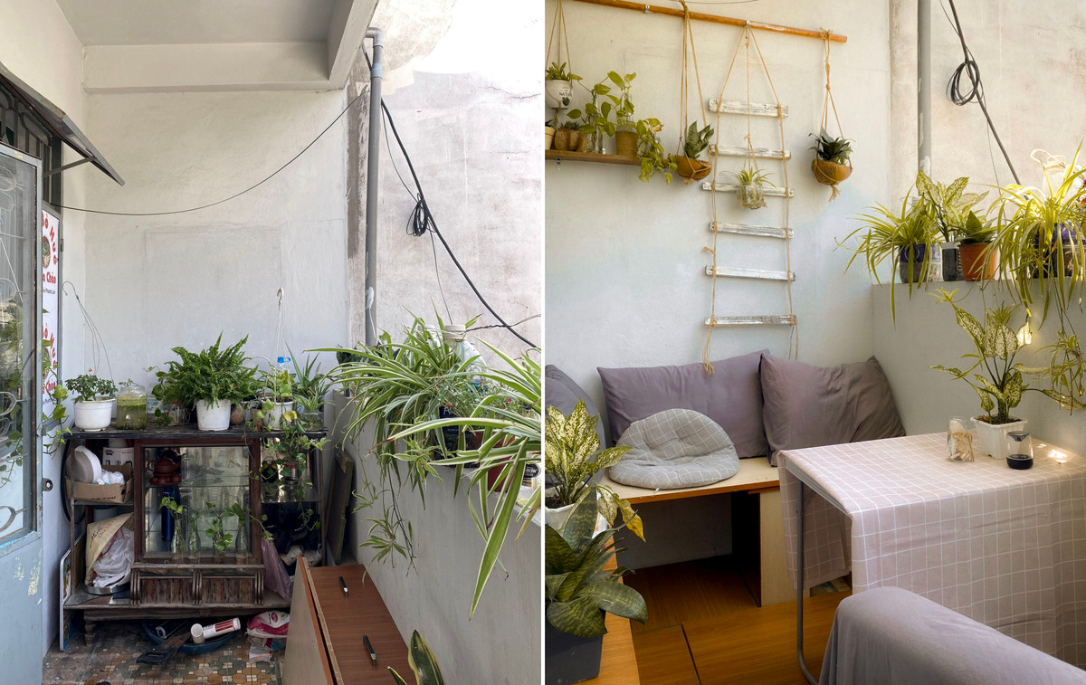 Co gai xay dung khu vuon o ban cong tu do dac tu lam-Hinh-11