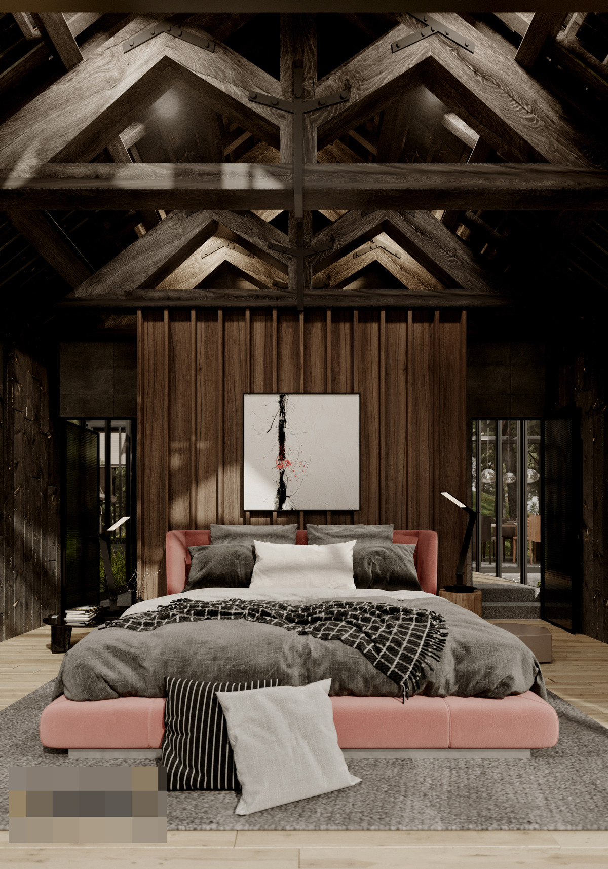 Ngôi nhà gỗ trong rừng thông ở Lâm Đồng đẹp đến mê người