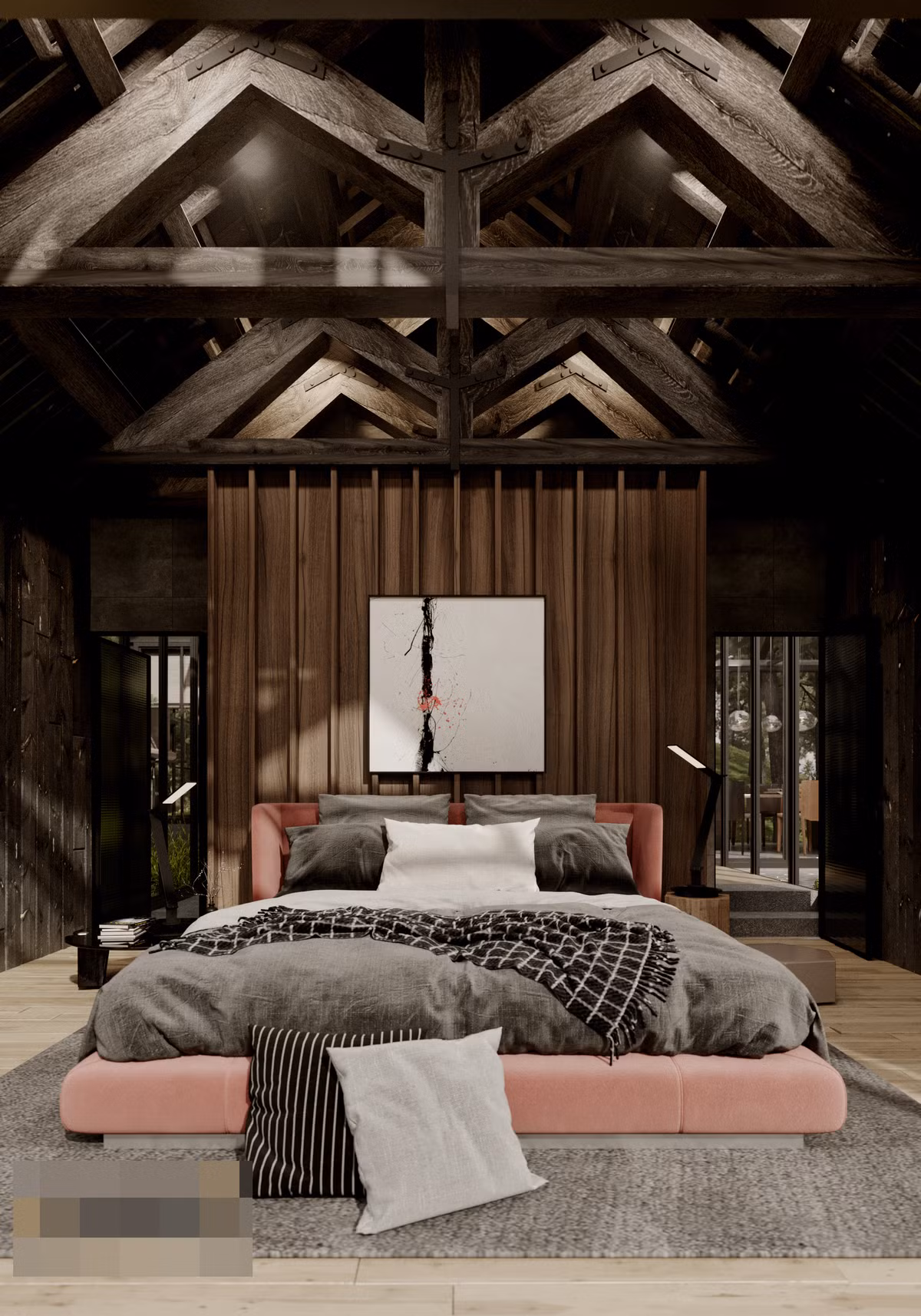 Ngôi nhà gỗ trong rừng thông ở Lâm Đồng đẹp đến mê người