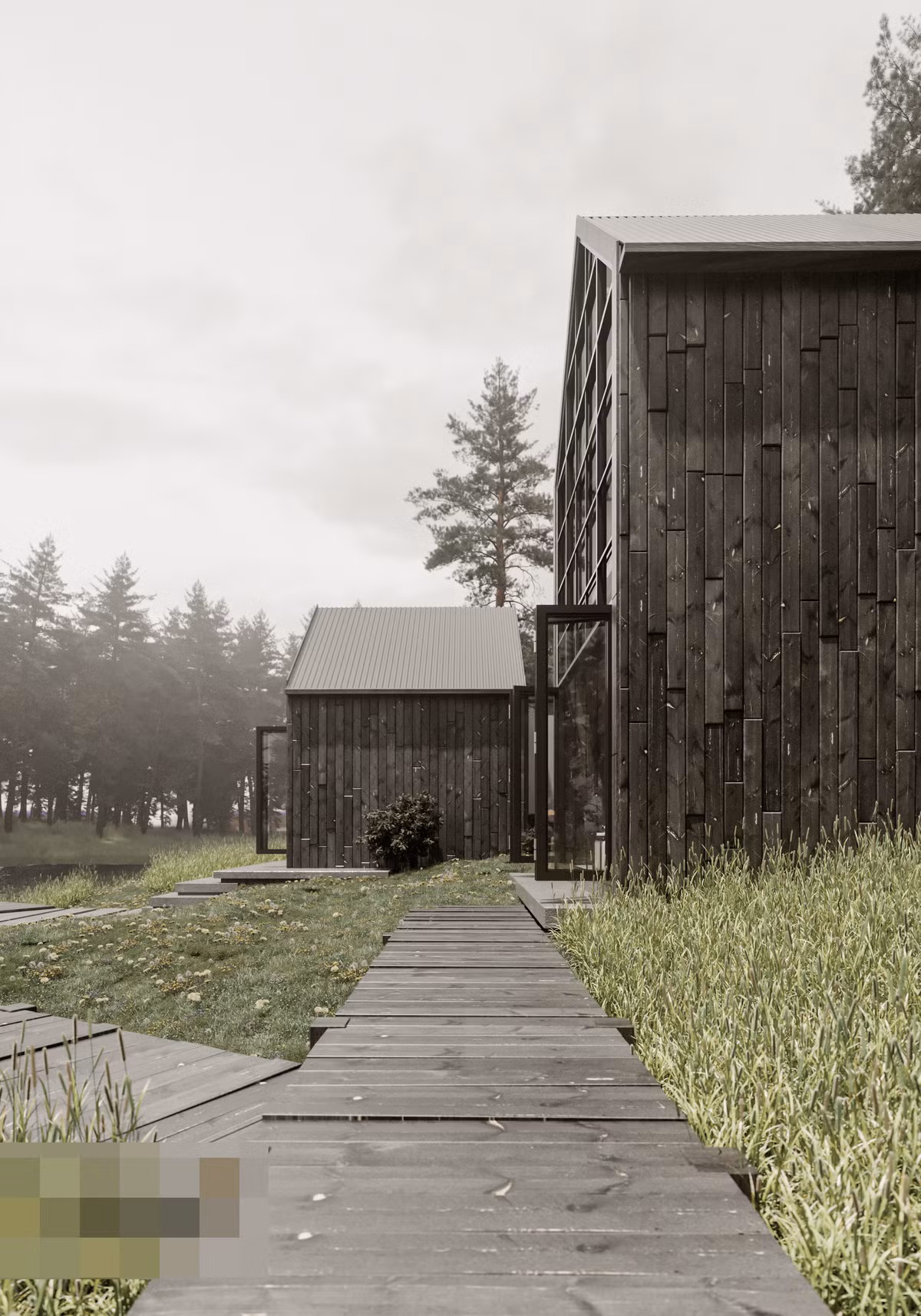 Ngôi nhà gỗ trong rừng thông ở Lâm Đồng đẹp đến mê người