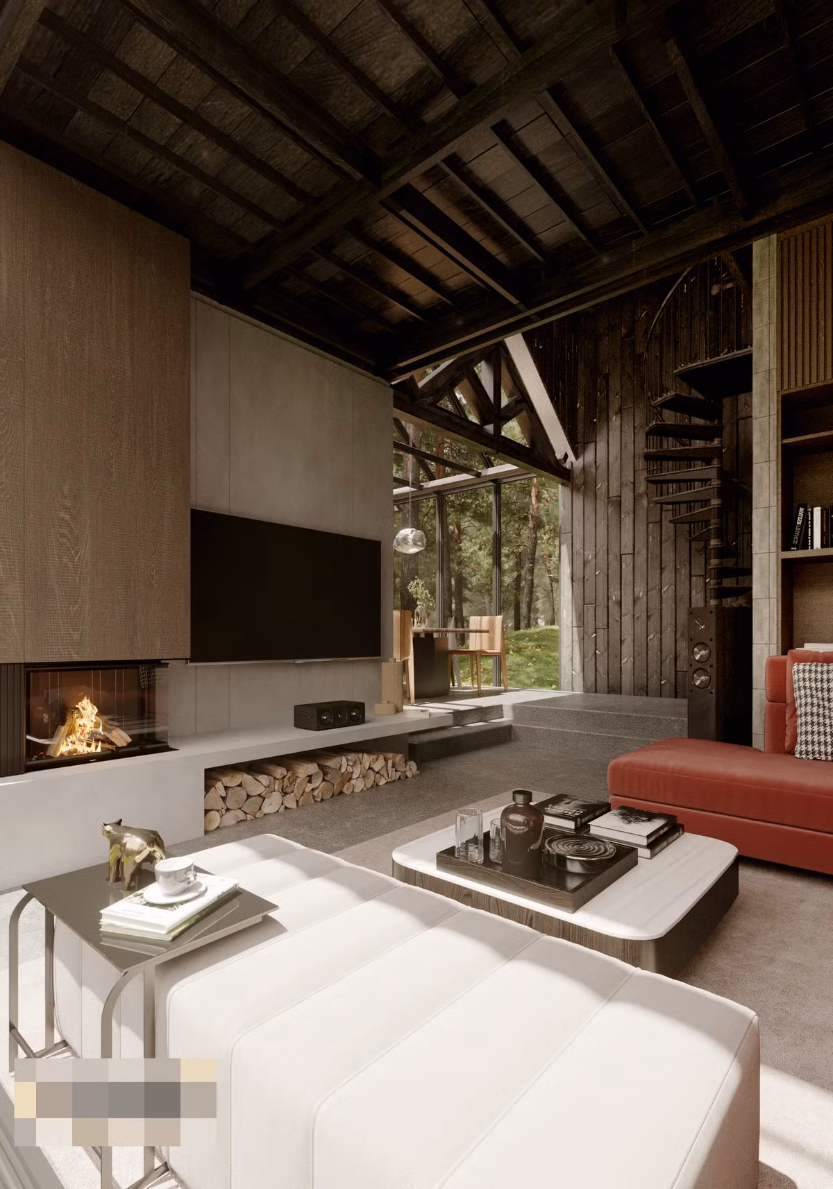 Ngôi nhà gỗ trong rừng thông ở Lâm Đồng đẹp đến mê người