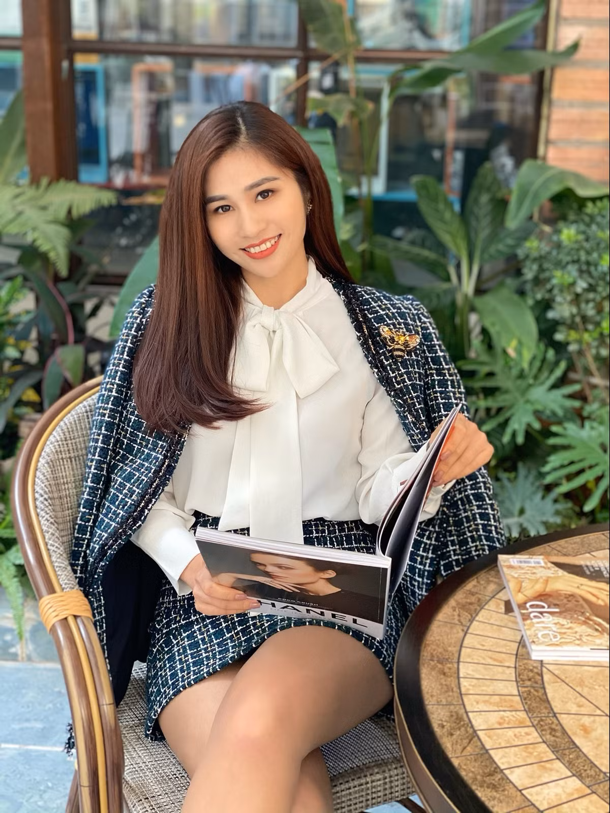 Ve dep man ma cua BTV Minh Trang thoi su 19h-Hinh-17