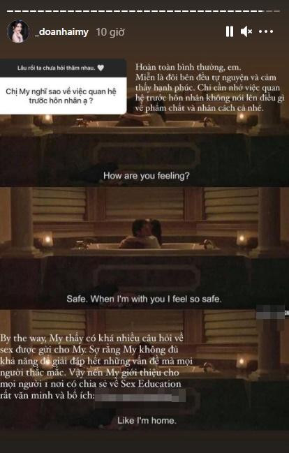 Tinh yeu chua cong khai, Doan Hai My bi tra tan chuyen 