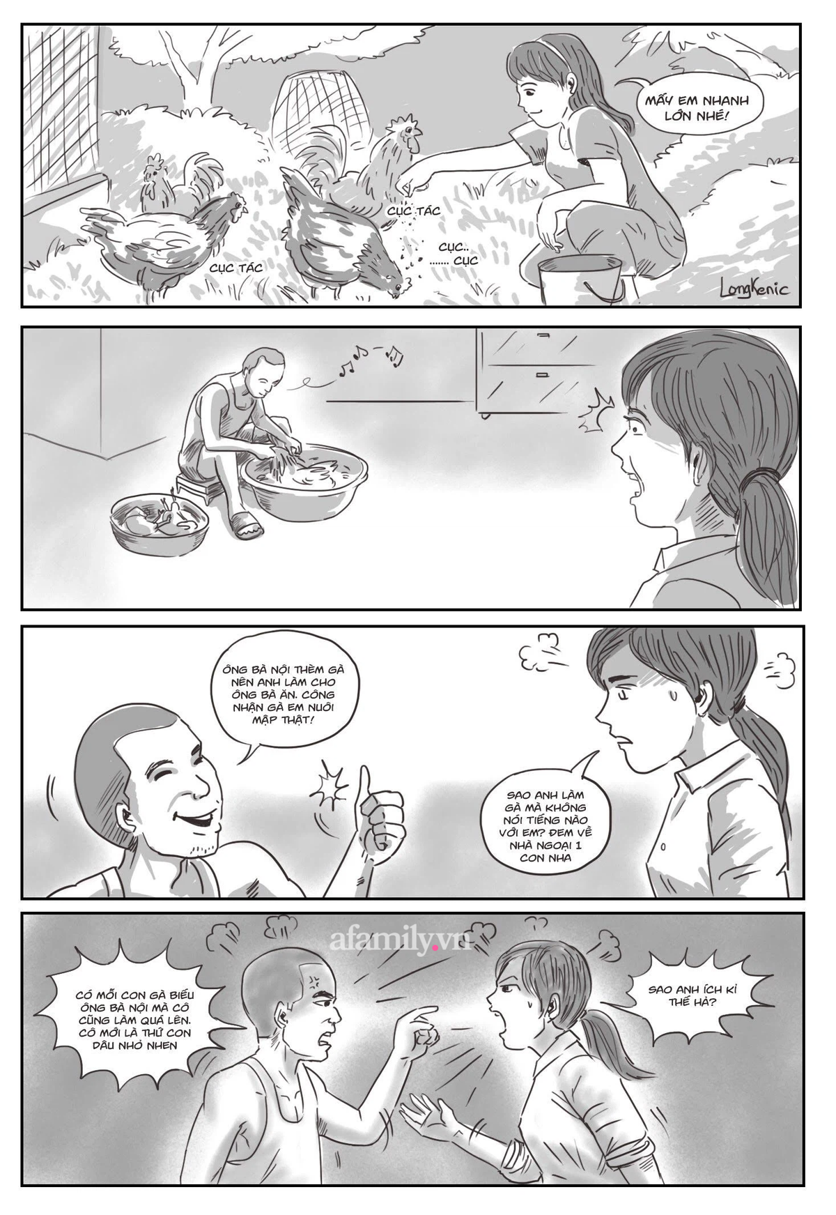 Chồng ngồi vặt lông 4 con gà, rồi anh nói một câu khiến tôi điêu đứng Chong ngoi vat long 4 con ga, roi anh noi mot cau khien toi dieu dung