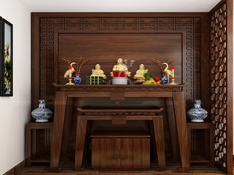 Cach dat ban tho trong nha chung cu de khong bi quo trach