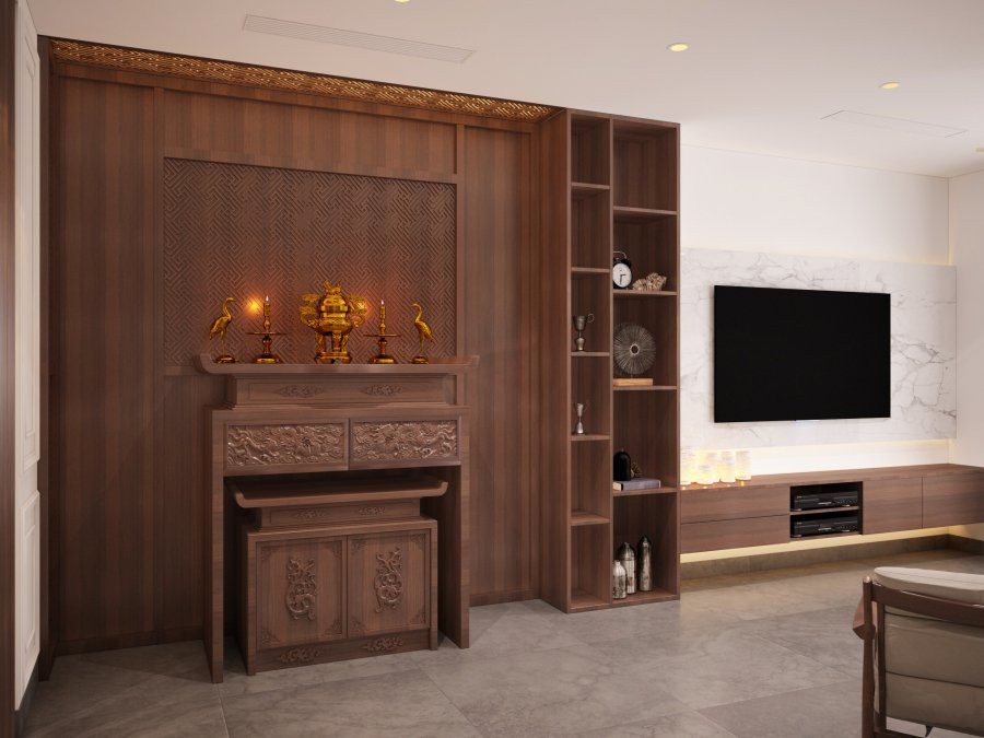 Cach dat ban tho trong nha chung cu de khong bi quo trach-Hinh-2